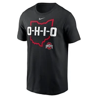 Men's Nike Black Ohio State Buckeyes Campus Local T-Shirt