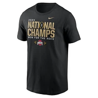 Men's Nike Black Ohio State Buckeyes College Football Playoff 2024 National Champions Locker Room T-Shirt