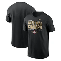 Men's Nike Black Ohio State Buckeyes College Football Playoff 2024 National Champions Locker Room T-Shirt