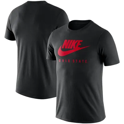 Ohio State Buckeyes Nike Essential Futura T-Shirt - Black
