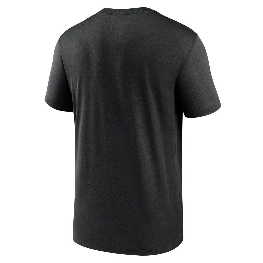 Men's Nike Black Ohio State Buckeyes Lockup Legend Performance T-Shirt