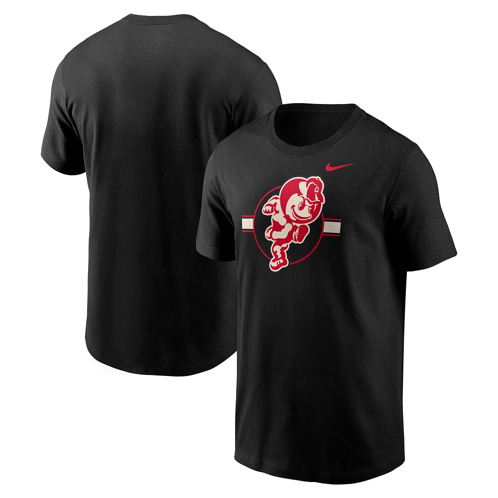 Men's Nike  Black Ohio State Buckeyes Man-To-Man Hockey T-Shirt