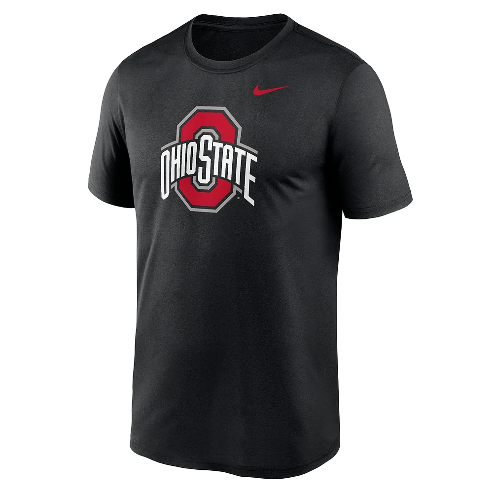 Men's Nike Black Ohio State Buckeyes Primetime Legend Logo T-Shirt