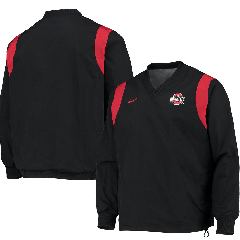 Nike Men's Nike Black Ohio Buckeyes Rev Pullover Windbreaker Jacket Bramalea City Centre