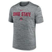 T-shirt Nike Performance Anthracite Ohio State Buckeyes 2025 pour homme