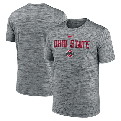T-shirt Nike Performance Anthracite Ohio State Buckeyes 2025 pour homme