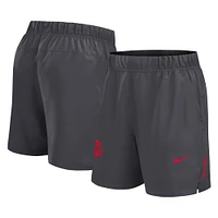 Short Nike Primetime Woven Victory Performance pour homme, couleur charbon Ohio State Buckeyes