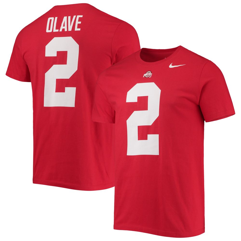 Nike Men's Nike Chris Olave Scarlet Ohio State Buckeyes 2022 NFL