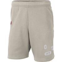 Short en polaire Ohio State Buckeyes Nike crème pour homme