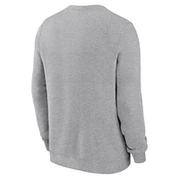 Men's Nike Heather Gray Ohio State Buckeyes Legacy Classic Pullover Sweatshirt