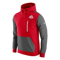 Sweat à capuche coupe slim Nike Scarlet Ohio State Buckeyes AV-15 2.0 pour homme