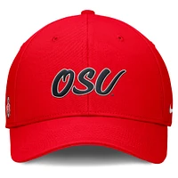 Men's Nike Scarlet Ohio State Buckeyes Club Adjustable Hat