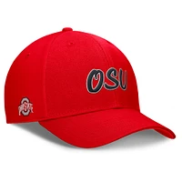 Men's Nike Scarlet Ohio State Buckeyes Club Adjustable Hat