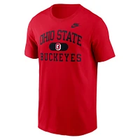 Men's Nike Scarlet Ohio State Buckeyes Legacy Alma Mater T-Shirt