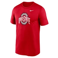 T-shirt Nike Scarlet Ohio State Buckeyes Primetime Legend Logo pour homme