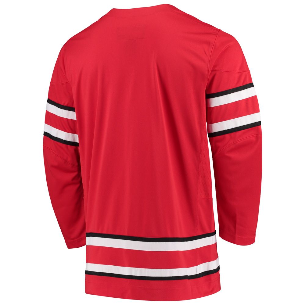 Men's Nike Scarlet Ohio State Buckeyes Replica Team Hockey Jersey