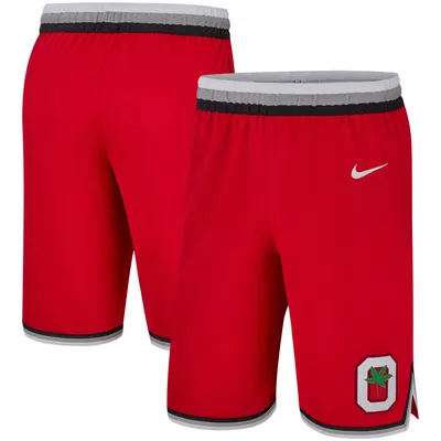 Ohio State Buckeyes Nike Retro Replica Basketball Shorts - Scarlet