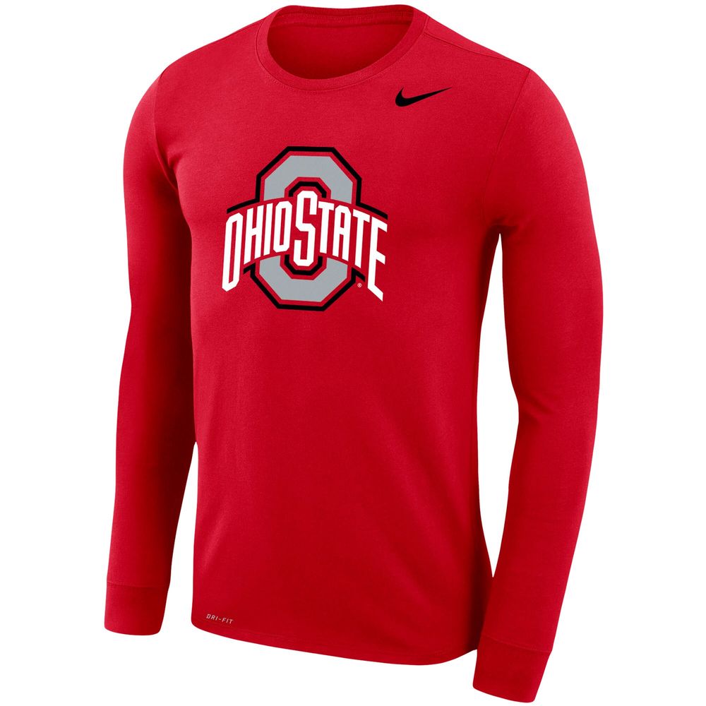 Nike Men's Nike Scarlet Ohio State Buckeyes School Logo Legend