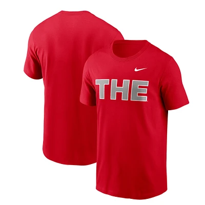 Men's Nike Scarlet Ohio State Buckeyes THE T-Shirt