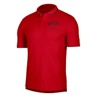 Men's Nike Scarlet Ohio State Buckeyes UV Collegiate Team Performance Polo