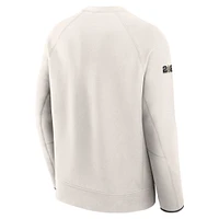 Sweat-shirt en molleton technique Nike Tan Ohio State Buckeyes College Football Playoff 2025 National Championship Media Day pour homme