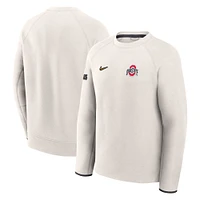 Sweat-shirt en molleton technique Nike Tan Ohio State Buckeyes College Football Playoff 2025 National Championship Media Day pour homme