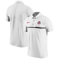 Men's Nike White Ohio State Buckeyes Coaches Performance Polo