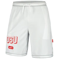 Short de performance Nike Ohio State Buckeyes DNA 3.0 blanc pour homme