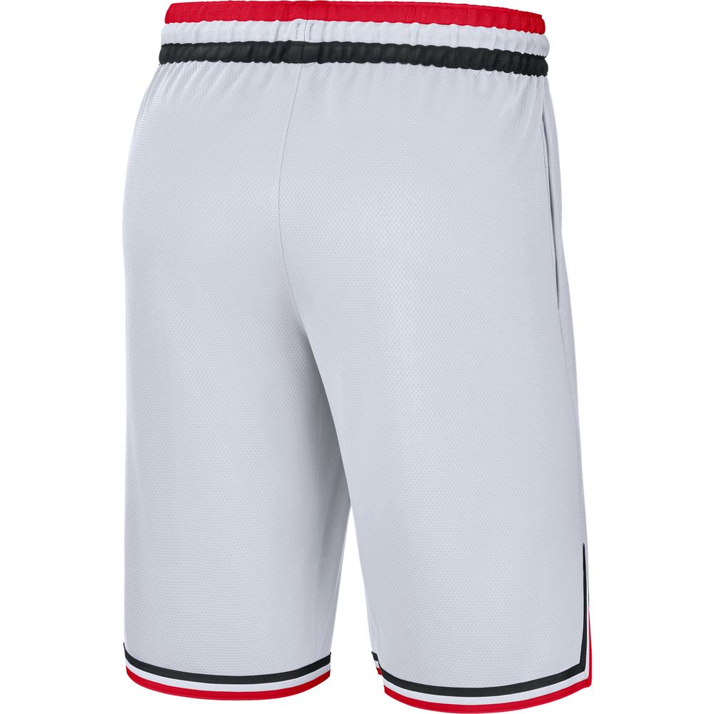 Men's Nike White Ohio State Buckeyes Retro Replica Performance Basketball Shorts