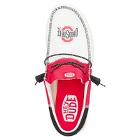 Men's Scarlet/Black Ohio State Buckeyes Wally Casual Shoes