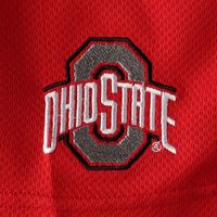 Men's Scarlet Ohio State Buckeyes Big & Tall Textured Inserts Mesh Shorts