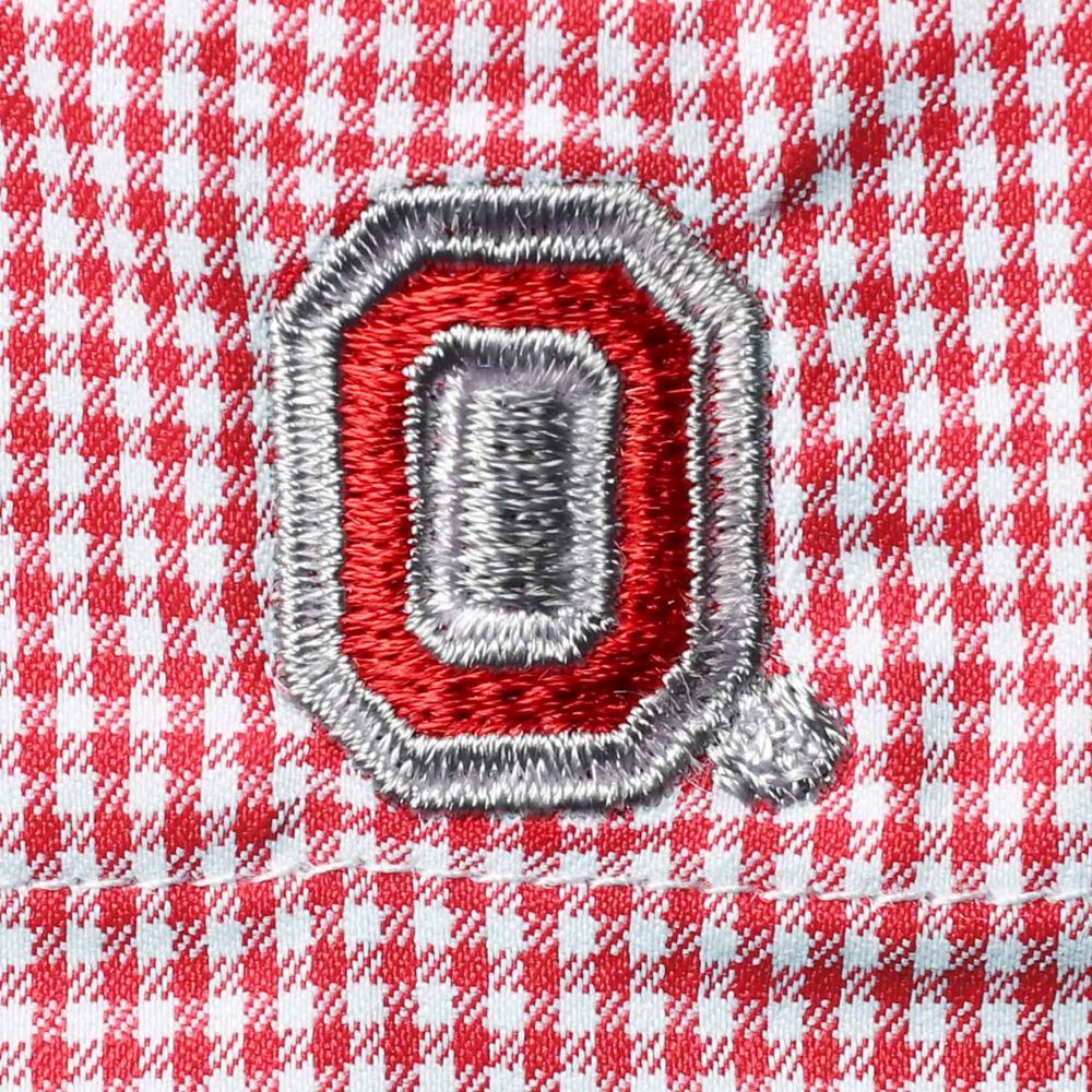 Men's Southern Tide Scarlet Ohio State Buckeyes Gameday Button-Down Long Sleeve Shirt