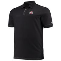 Men's Tommy Bahama Black Ohio State Buckeyes Big & Tall Sport Emfielder 2.0 Polo