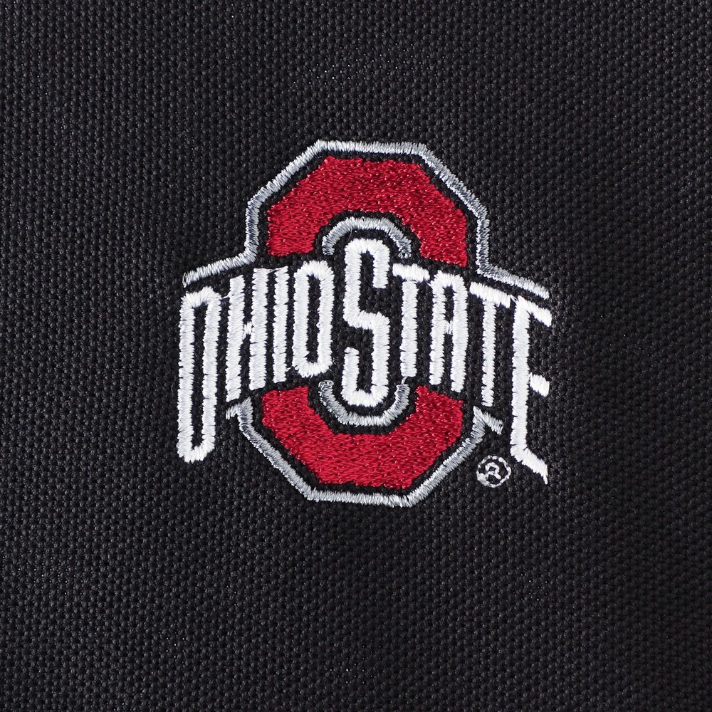 Men's Tommy Bahama Black Ohio State Buckeyes Big & Tall Sport Emfielder 2.0 Polo