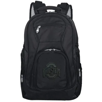 Ohio State Buckeyes MOJO Premium Tonal Laptop Backpack - Black