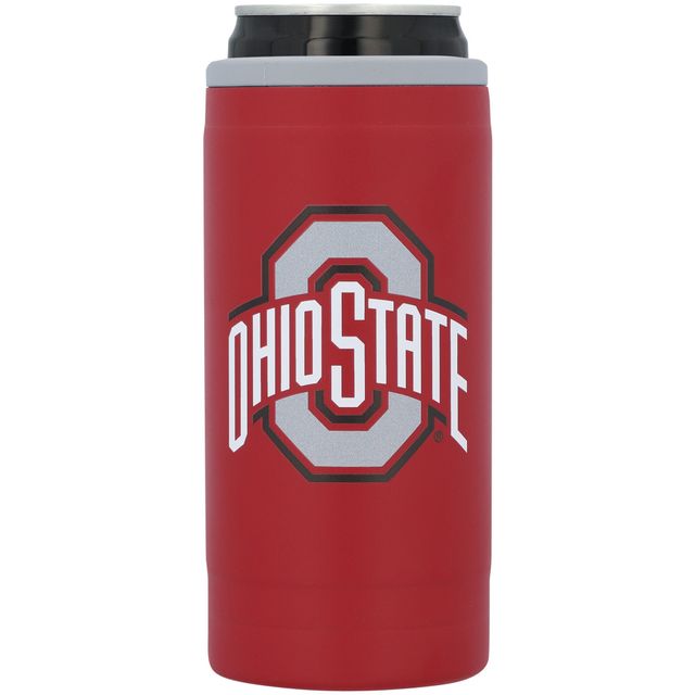 Buckeyes de l'État de l'Ohio 12 oz. Flipside Powdercoat Slim Refroidisseur de canettes