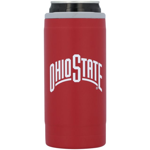 Buckeyes de l'État de l'Ohio 12 oz. Flipside Powdercoat Slim Refroidisseur de canettes
