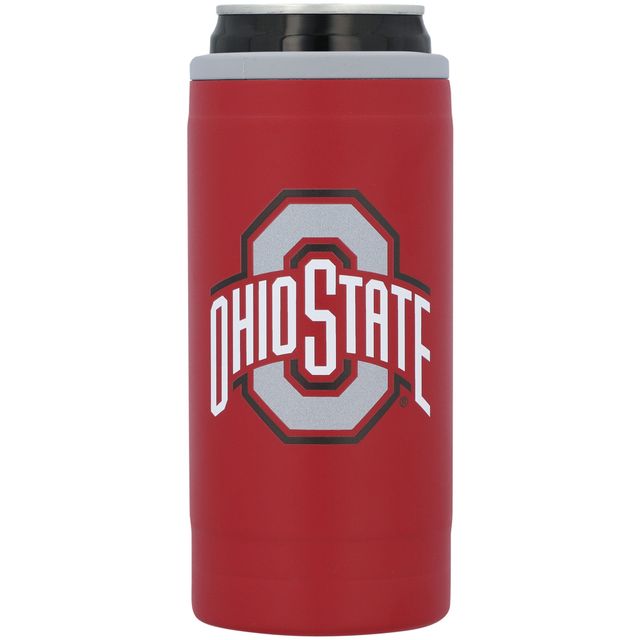 Buckeyes de l'État de l'Ohio 12 oz. Flipside Powdercoat Slim Refroidisseur de canettes