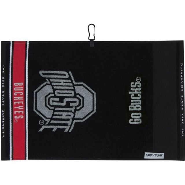 Serviette en jacquard visage/club Ohio State Buckeyes 16 po x 24 po