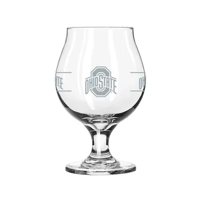 Ohio State Buckeyes 16oz. Belgium Glass