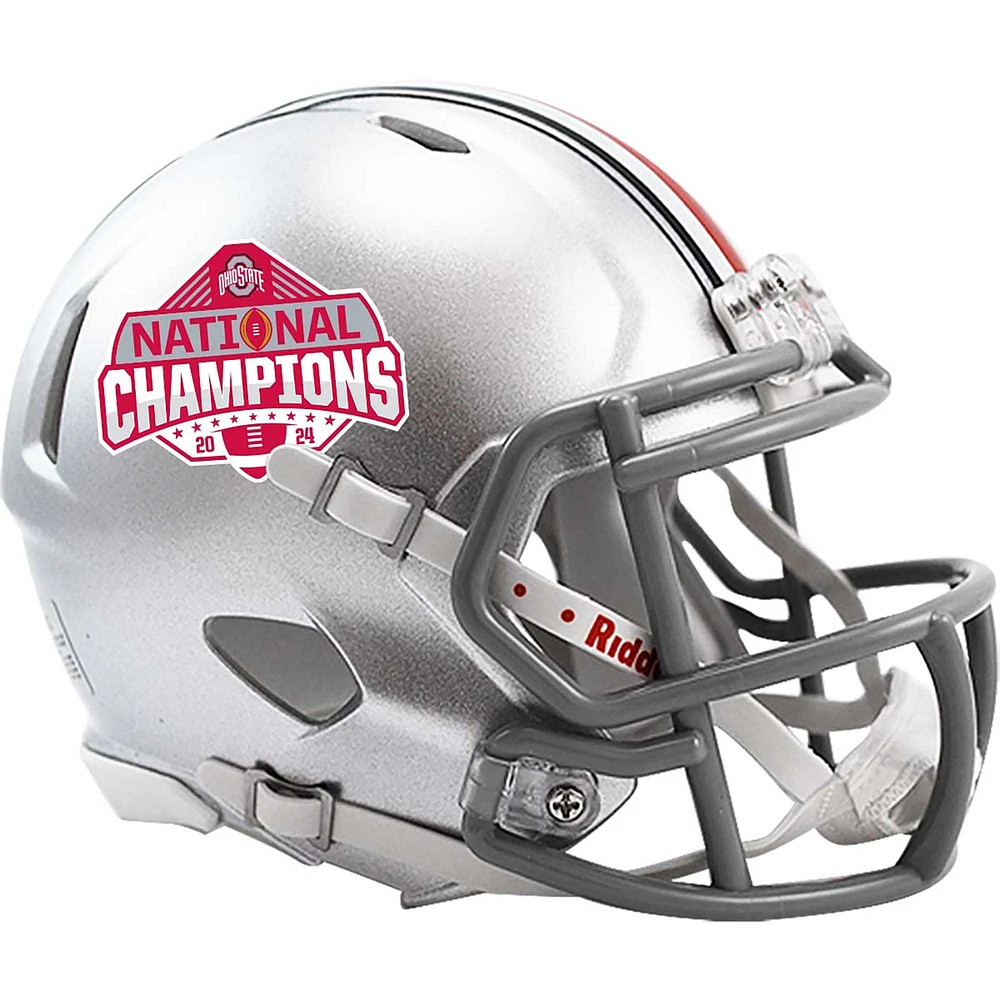 Ohio State Buckeyes 2024 College Football Playoff National Champions Riddell Speed Mini Helmet
