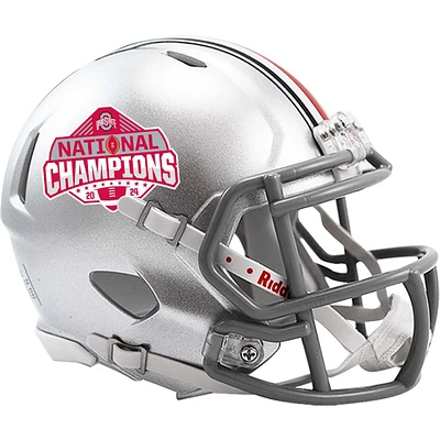 Ohio State Buckeyes 2024 College Football Playoff National Champions Riddell Speed Mini Helmet