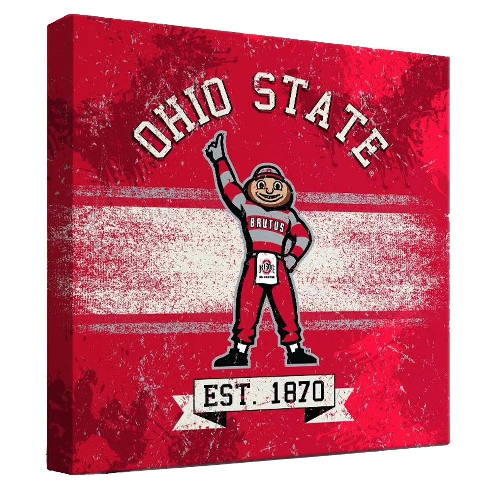 Ohio State Buckeyes football Wall Sign / Ohio State Buckeyes Decor