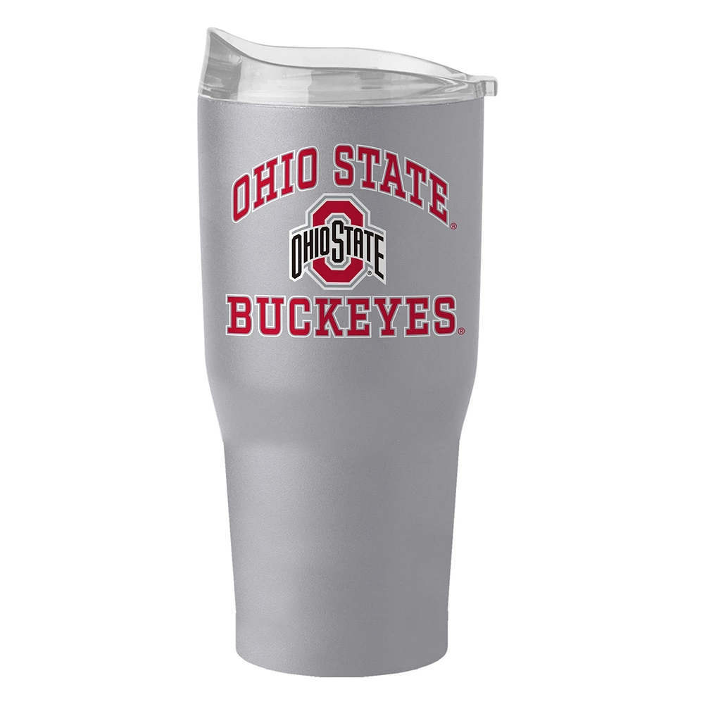 Buckeyes de l'État de l'Ohio 30oz. Gobelet à revêtement en poudre de pierre