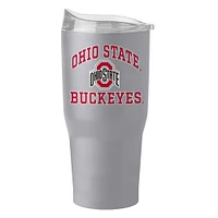 Buckeyes de l'État de l'Ohio 30oz. Gobelet à revêtement en poudre de pierre