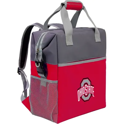 Ohio State Buckeyes Colorblock Backpack Cooler