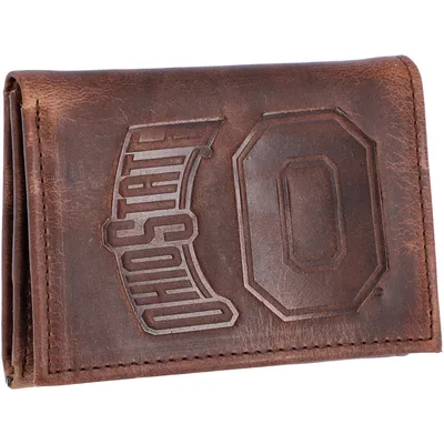 Ohio State Buckeyes Leather Team Tri-Fold Wallet