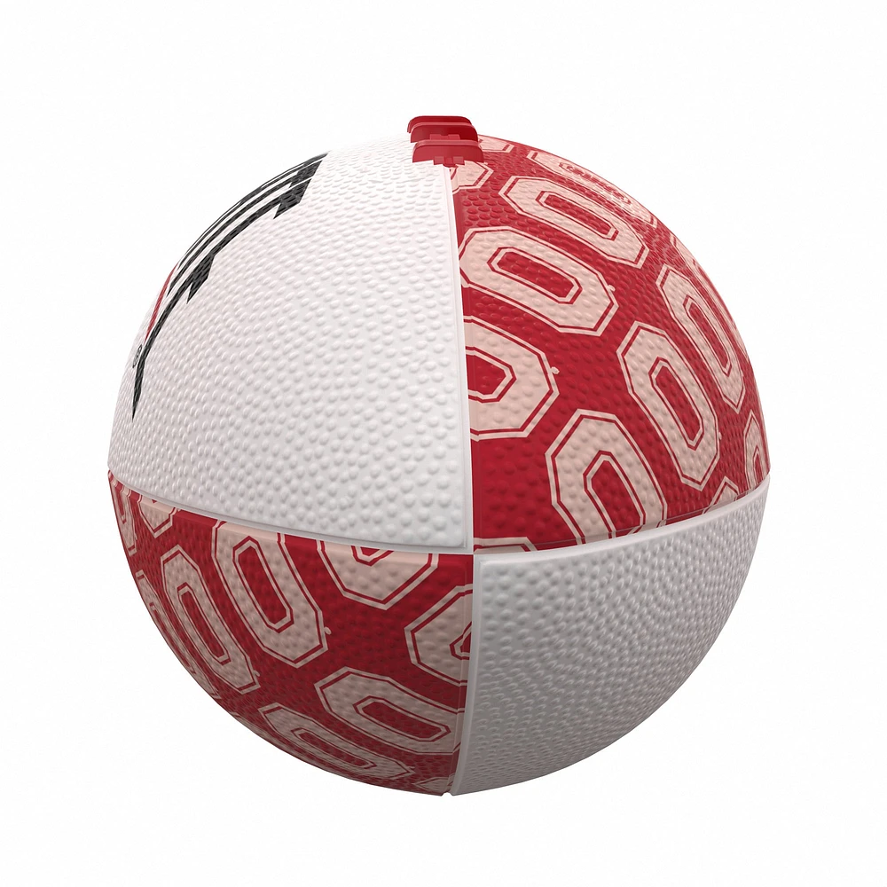 Mini ballon de football en caoutchouc Ohio State Buckeyes