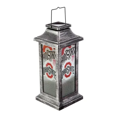 Ohio State Buckeyes Solar Garden Lantern