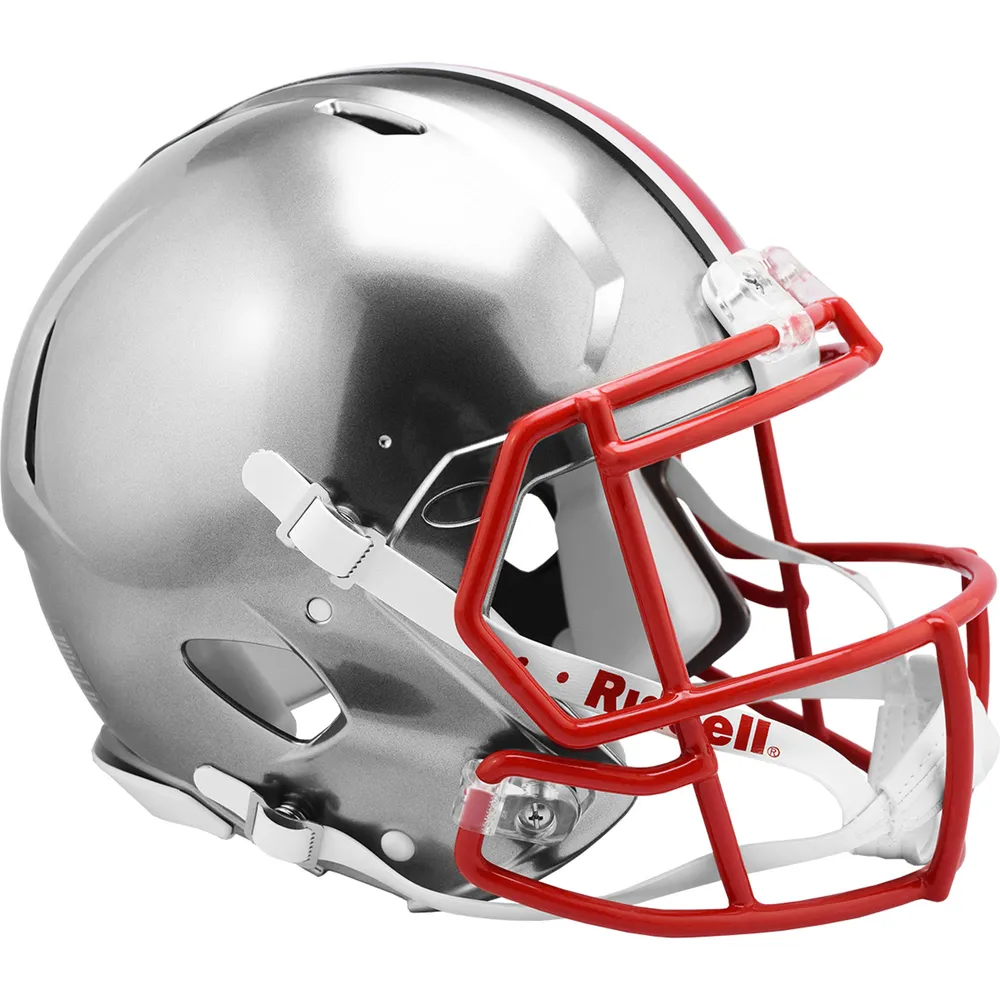 Ohio State Buckeyes Unsigned Riddell FLASH Casque de football authentique à vitesse de révolution alternative